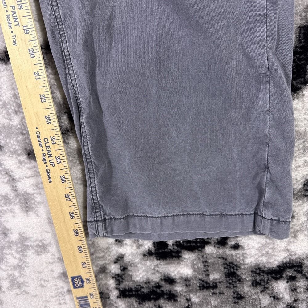 American Eagle Cargo‎ Pants Womens Size 4 Gray Wide Leg Skater Punk Y2K Stretch - Picture 5 of 10